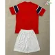 Camisa Titular Infantil Noruega Copa do Mundo 2026 Vermelho/Azul