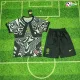 Camisa de Goleiro Infantil Brasil Hollywood Copa do Mundo 2026 Preto/Branco