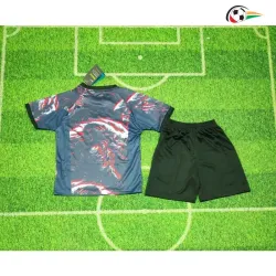 Camisa de Goleiro Infantil Inglaterra Hollywood Copa do Mundo 2026 Preto