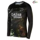 Camisa PSG 2025/2026 Night Edition Preto Manga Longa