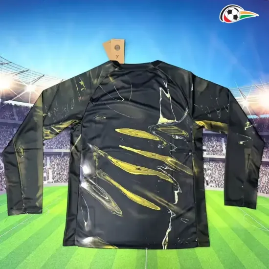 Camisa PSG 2025/2026 Night Edition Preto Manga Longa