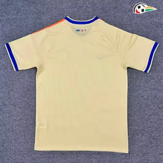 Camisa Reserva Curacao Copa do Mundo 2026 Amarelo Claro