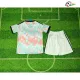 Camisa Reserva Infantil Bélgica Copa do Mundo 2026 Rosa/Azul Claro