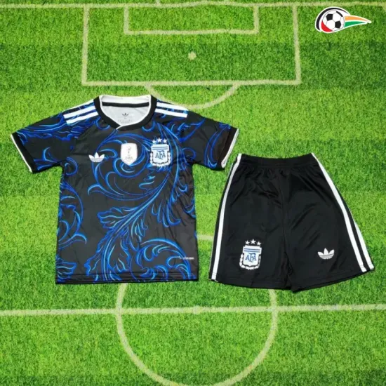 Camisa Reserva Infantil Copa do Mundo Argentina 2026 Azul com FIFA2022
