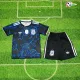 Camisa Reserva Infantil Copa do Mundo Argentina 2026 Azul com FIFA2022