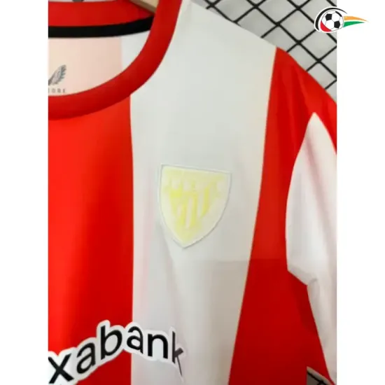 Camisa Retrô Athletic de Bilbao 2026/2027 Vermelho/Branco