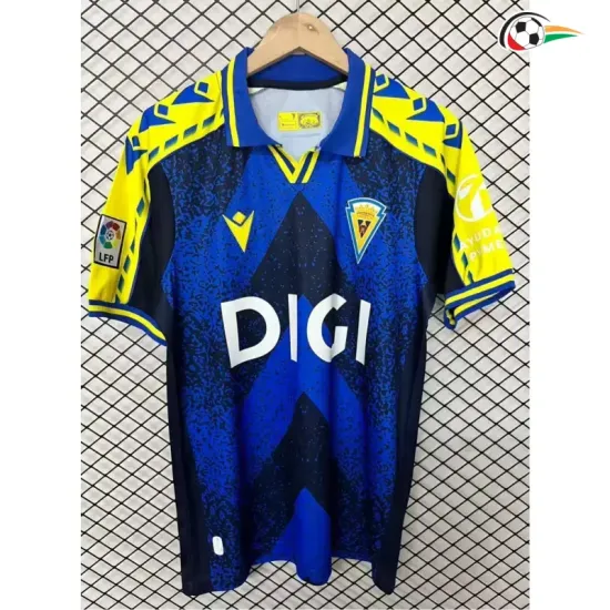 Camisa Retrô Cadiz 2026/2027 Azul/Amarelo