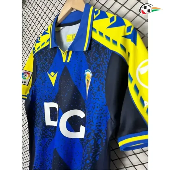 Camisa Retrô Cadiz 2026/2027 Azul/Amarelo