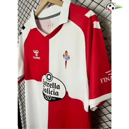 Camisa Retrô Celta de Vigo 2026/2027 Vermelho/Branco