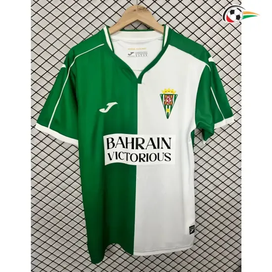 Camisa Retrô Córdoba CF 2026/2027 Verde/Branco