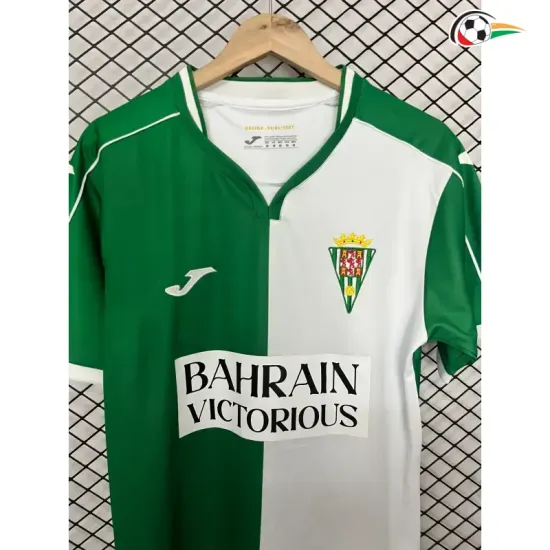 Camisa Retrô Córdoba CF 2026/2027 Verde/Branco