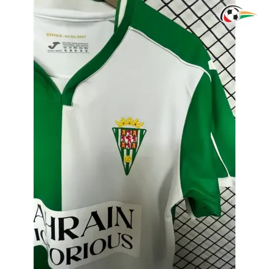Camisa Retrô Córdoba CF 2026/2027 Verde/Branco
