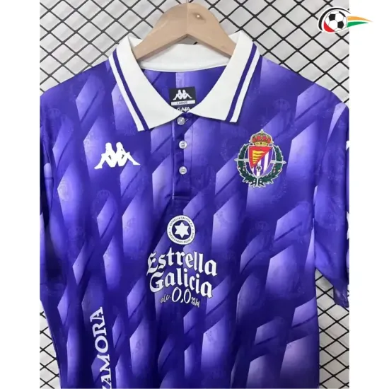 Camisa Retrô Real Valladolid 2026/2027 Roxo/Branco