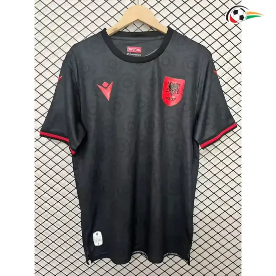 Camisa Alternativa Albania Copa do Mundo 2026 Preto