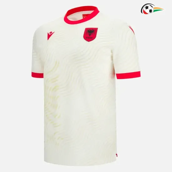 Camisa Reserva Albania Copa do Mundo 2026 Branco