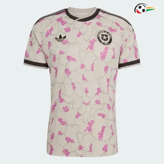 Camisa Reserva Chile Copa do Mundo 2026 Bege/Rosa