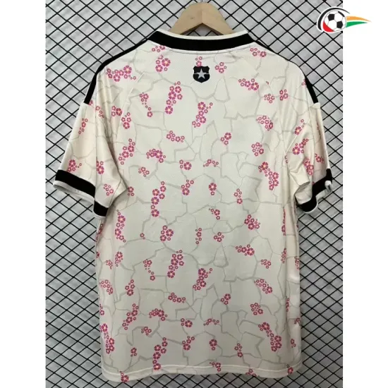 Camisa Reserva Chile Copa do Mundo 2026 Bege/Rosa