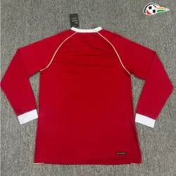 Camisa Retrô Titular Manchester United 2006/2007 Vermelho Manga Longa
