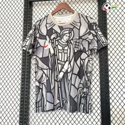 Camisa Inglaterra x Palace 2026 Preto/Cinza/Branco