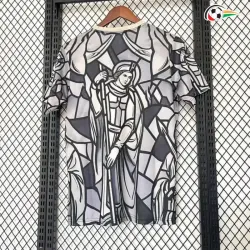 Camisa Inglaterra x Palace 2026 Preto/Cinza/Branco