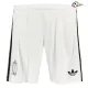 Shorts de Futebol Reserva Bélgica Copa do Mundo 2026 Branco