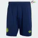 Shorts de Futebol Reserva Colombia Copa do Mundo 2026 Azul Escuro