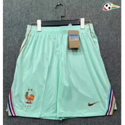 Shorts de Futebol Reserva Francia Copa do Mundo 2026 Verde Menta