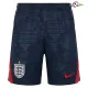 Shorts de Futebol Reserva Inglaterra Copa do Mundo 2026 Azul Escuro