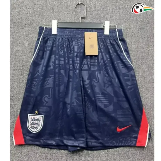 Shorts de Futebol Reserva Inglaterra Copa do Mundo 2026 Azul Escuro