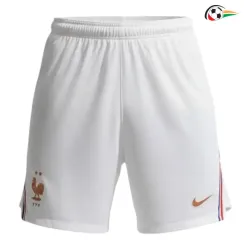 Shorts de Futebol Titular Francia Copa do Mundo 2026 Branco