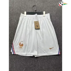 Shorts de Futebol Titular Francia Copa do Mundo 2026 Branco
