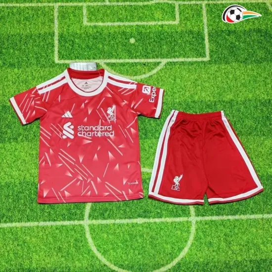 Camisa Infantil Liverpool 2026/2027 Vermelho