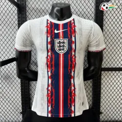 Camisa Versão Jogador Inglaterra 2026 Edição Especial Branco/Vermelho/Azul