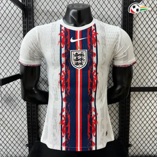 Camisa Versão Jogador Inglaterra 2026 Edição Especial Branco/Vermelho/Azul