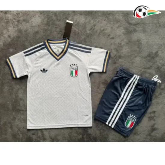 Camisa Reserva Infantil Italia Copa do Mundo 2026 Branco