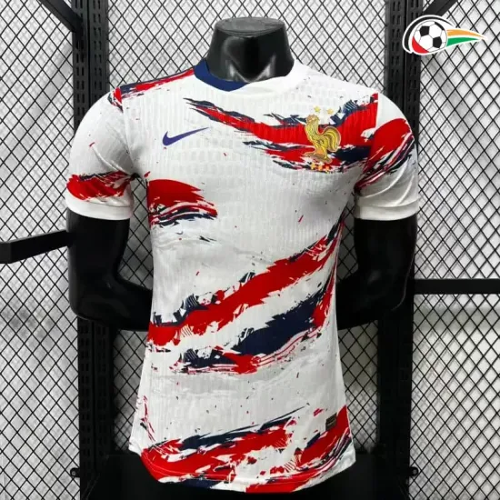 Camisa Versão Jogador Francia 2026 Edição Especial Branco/Vermelho