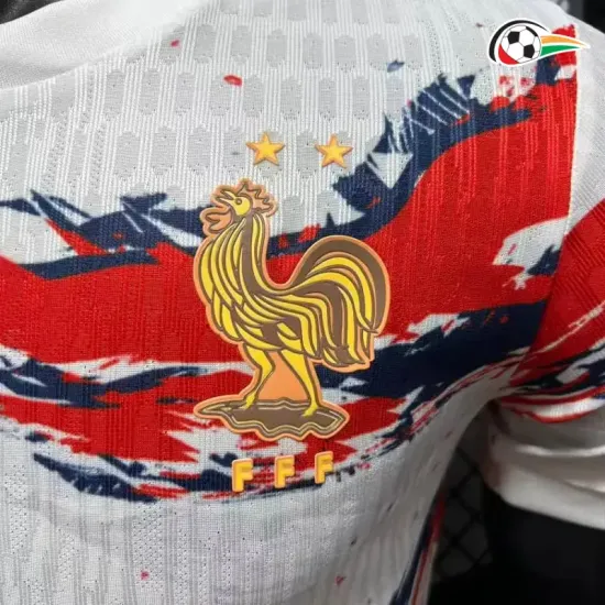 Camisa Versão Jogador Francia 2026 Edição Especial Branco/Vermelho