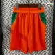 Shorts de Futebol Titular Versão Jogador Costa de Marfil Copa do Mundo 2026 Laranja