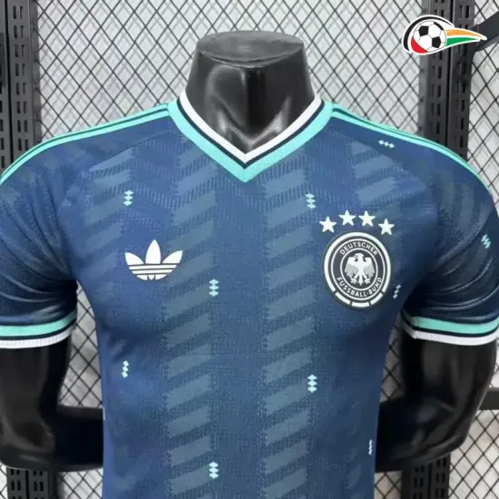 Camisa Reserva Versão Jogador Alemanha Copa do Mundo 2026 Azul