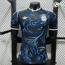 Camisa Reserva Versão Jogador Argentina Copa do Mundo 2026 Preto/Azul
