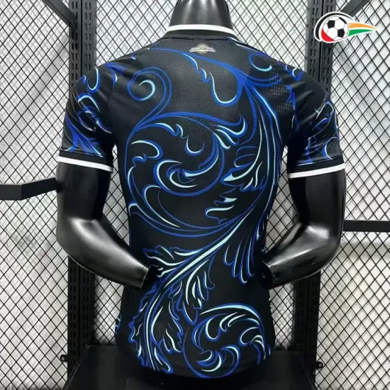 Camisa Reserva Versão Jogador Argentina Copa do Mundo 2026 Preto/Azul