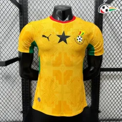 Camisa Reserva Versão Jogador Ghana Copa do Mundo 2026 Amarelo