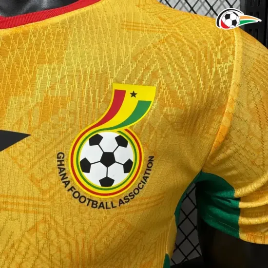 Camisa Reserva Versão Jogador Ghana Copa do Mundo 2026 Amarelo