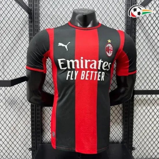 Camisa Versão Jogador AC Milan 2026/2027 Vermelho/Preto