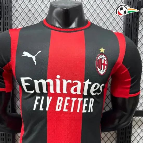 Camisa Versão Jogador AC Milan 2026/2027 Vermelho/Preto