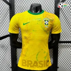 Camisa Versão Jogador Brasil 2026 Edição Especial Amarelo
