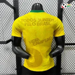 Camisa Versão Jogador Brasil 2026 Edição Especial Amarelo