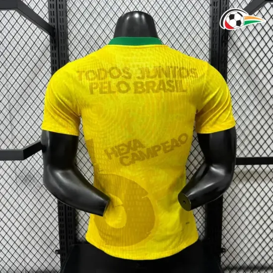 Camisa Versão Jogador Brasil 2026 Edição Especial Amarelo