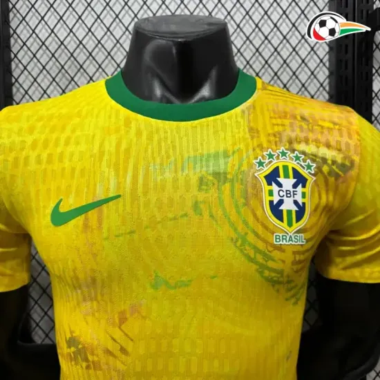 Camisa Versão Jogador Brasil 2026 Edição Especial Amarelo