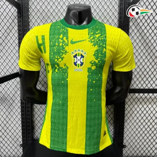 Camisa Versão Jogador Brasil 2026 Edição Especial Amarelo/Verde